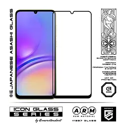 Захисне скло для Samsung Galaxy A05s (A057), Icon, 2.5D загартоване скло, повне проклеювання, глянсове, удароміцне, з олеофобним покриттям, сумісне з чохлами, міцність 9H, проста установка, ArmorStandart (ARM71788) - мініатюра 2