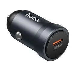 АЗП Hoco Z62A Energy single port PD30W car charger Metal gray