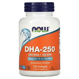 Риб'ячий Жир DHA 250 мг - 120 софтгель Now Foods