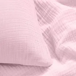 Комплект постільної білизни Cosas Baby blush CS1 Підлітковий муслін фламінго (Muslin_009BabyBlush_El90-009BabyBlush_155) - мініатюра 3