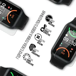 Гідрогелева плівка на годинники ArmorStandart OPPO Band 2 захисна плівка для смарт годинників прозора (ARM66249) - мініатюра 2