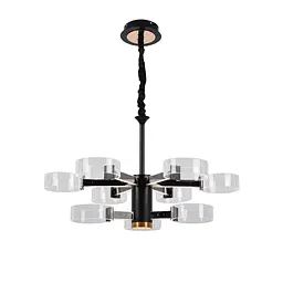 Люстра світлодіодна акрилова Sirius N 3705-6+3 BLACK+GD 98W - мініатюра 2