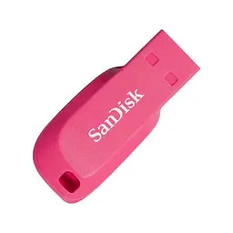Флеш-накопичувач SanDisk Cruzer Blade 64 Gb USB 2.0 SDCZ50C-064G-B35PE рожевий - мініатюра 2
