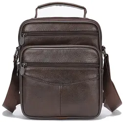 Чоловіча шкіряна сумка Vintage 22,5х18,5х5 см sum0012794