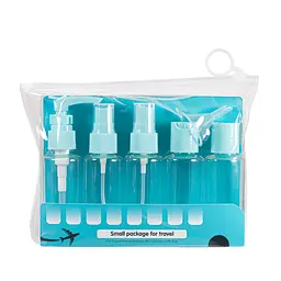 Дорожній набір ємностей для косметики WH Travel Bottles Set. 5 шт, Блакитний
