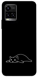 TPU чехол Demsky Lazy cat для Vivo Y21 / Y33s