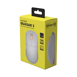 Миша бездротова Hator Quasar 3 Wireless Білий (HTM731) - мініатюра 7