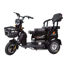 Трицикл акумуляторний Forte FAMILY-WS600 чорний