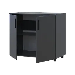 Комод Doros Торн Антрацит 2 ДСП 90х51.6х80 (41510149) - мініатюра 2