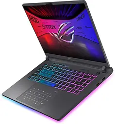 Ноутбук ASUS ROG Strix G16 G615LP (16 WQXGA IPS 240 Hz, Intel Core Ultra 9 275HX, 32 GB, 2 TB, RTX 5070, W11P) Eclipse Gray (G615LP-XS97) - мініатюра 5