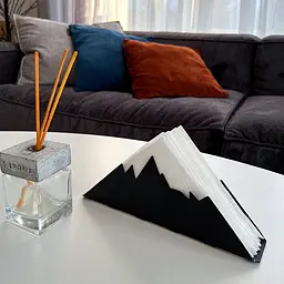 Серветниця металева Nice & Cozy Everest L для серветок 16,5х16,5 см чорна - мініатюра 2