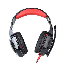 Геймерські навушники Kotion Each G2000 Pro Gaming з підсвіткою чорно-червоні - мініатюра 2