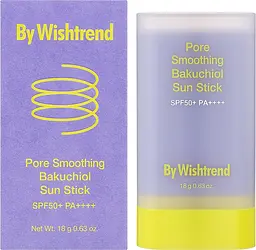 Сонцезахисний стік By Wishtrend Pore Smoothing Bakuchiol Sun Stick SPF 50+ 18 г - мініатюра 2