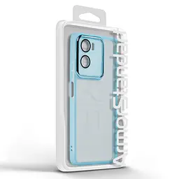 Защитный чехол для Motorola G06 4G/G06 Power 4G, Shade, синий, TPU+PC, матовый, защита всего корпуса, панель-накладка, противоударный, с высокими бортами, амортизирует удары при падениях, ArmorStandart (ARM89101) - мініатюра 3