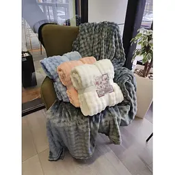 Плед рельєфний Versailles Насичений графіт 200х220 см VS-PR-4400G (147969) - мініатюра 5