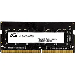 SoDIMM 16Gb DDR4 3200 MHz AGI SD138, Retail (AGI320016SD138-ST)