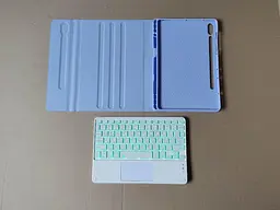 Чохол для планшета Samsung Galaxy Tab S7 S8 S9 S9FE 11' із клавіатурою touch з підсвічуванням - мініатюра 10