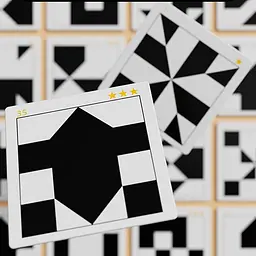 Настільна інтерактивна гра Ummi ME-149 Hidden Black and White Blocks Black / White - мініатюра 2