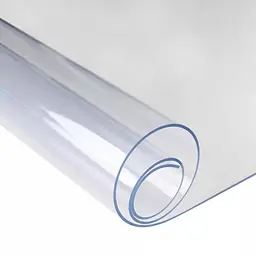 Прозора силіконова скатертину М'яке скло Soft Glass Покриття для меблів 2.3х1.8м (товщина 0.5 мм)