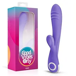 Вібратор-кролик EasyToys Good Vibes Only Fane 22 см фіолетовий - мініатюра 7