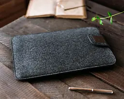 Чохол для ноутбука Gmakin для Macbook Pro 14 темно-сірий, на застібці (GM56-14) - мініатюра 8