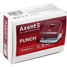 Діркопробивач для паперу Axent Exakt-2 металевий 30 аркушів синій (3930-02-A) - мініатюра 6