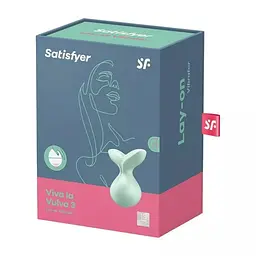 Мінівібромасажер Satisfyer Viva la Vulva 3 Mint - мініатюра 6