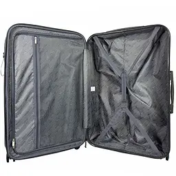 Валіза велика Semi Line T5736-3 28 дюймів ABS/текстиль 70×48×29,5 см Темно-коричневий/Сині лінії - мініатюра 6
