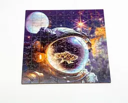 Дерев’яний пазл PuzzleOk Україна з космосу 130 елементів - мініатюра 3