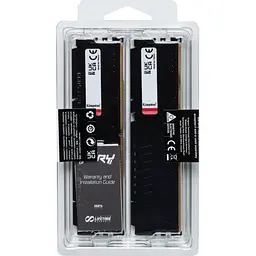 Модуль пам'яті DDR5 Kingston FURY Beast 2x8GB 5200MHz Black (KF552C40BBK2-16) [151705] - мініатюра 7