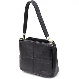 Класична шкіряна сумка для жінок з трьома відділеннями Vintage 22,5х16,5х11,5 см sum0027625