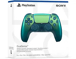 Геймпад бездротовий Sony PlayStation 5 DualSense Chrome Teal (1000050603) - мініатюра 4