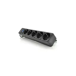 Мережевий фільтр живлення Merlion 5 розеток, 1,8 м + 2*USB (B518U) - мініатюра 2