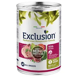 Корм Exclusion Adult Veal для дорослих собак всіх порід з телятиною 400 г