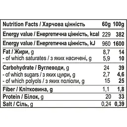Протеїнові батончики Progress Nutrition Protein Bar Caramel & Cream 720 г (12 шт. x 60 г) - мініатюра 2