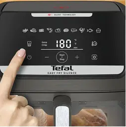 Мультипіч Tefal Easy Fry Silence XXL EY846HE0 Black UA - мініатюра 5