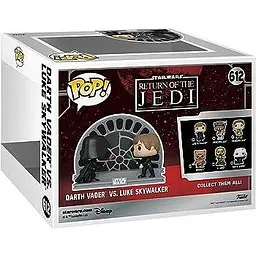 Набір фігурок Funko Pop Фанко Поп Дарта Вейдер та Люк Скайуокер Luke vs Darth Vader Star Wars 10 см SW DL612 - мініатюра 3