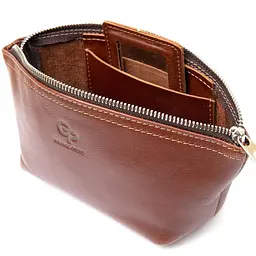 Косметичка несесер GRANDE PELLE 11х24х7.5 см acs0032136 - мініатюра 5