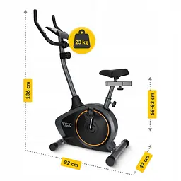 Велотренажер магнітний 4FIZJO Evo+ TBIKE03 Black/Gold (P-5905973401616) - мініатюра 5