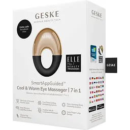 Масажер для очей GESKE Cool & Warm Eye Massager 7 в 1 сірий - мініатюра 5