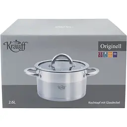 Каструля Krauff зі скляною кришкою 18 см (26-238-050) - мініатюра 9