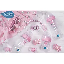 Пустушка Nuvita 7065 Air55 Cool симетрична 0m+ серце світиться у темряві кольору кашемірова роза NV7065GCR - мініатюра 8