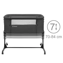 Приставне ліжечко Kidwell Snuzzy Dark Grey - мініатюра 6