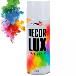 Акрилова фарба Nowax Спрей 450 мл Білий глянцевий (gloss white/ral9010)