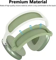 Чохол для Apple Airpods Max 2 / Airpods Max Ear Cups/Ear Pad/Headband Cover Green (ARS83290) - мініатюра 7