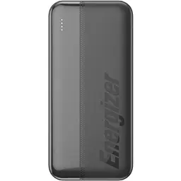Портативний Зовнішній акумулятор Energizer 10000mAh 15W USB-А 2хUSB-C чорний
