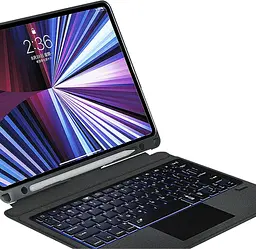 Чохол-клавіатура Wiwu Apple iPad 10.2" [2019-2021] Mag Touch Keyboard Case Black [91684] - мініатюра 6