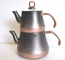 Двоярусний чайник O.M.S. Collection 8200-XL Bronze (1,8/3,75 л.)