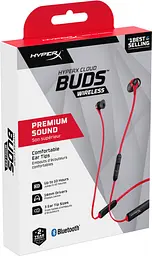 Ігровий гарнітура HyperX Cloud Buds BT Red/Black (HEBBXX-MC-RD/G) - мініатюра 2