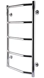Водяна рушникосушка Unio LT W 700-400-5 Драбинка Трапеція, Хром - мініатюра 4